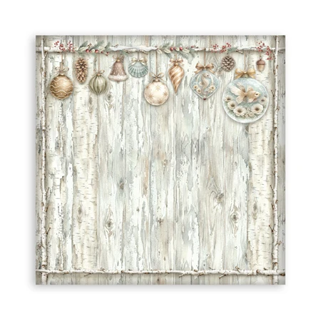 Scrapbook papír album 30,5x30,5cm 10lapos White Christmas backrounds