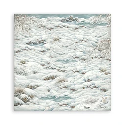 Scrapbook papír album 30,5x30,5cm 10lapos White Christmas backrounds