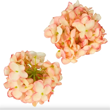 Selyemvirág Hortenzia virágfej 10cm rózsaszín