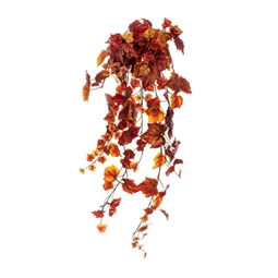Selyemvirág Szőlőlevél műanyag 96cm bordó