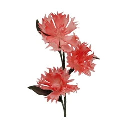 Selyemvirág búzavirág polifoam 102x27x12 cm korall