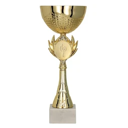 Serleg 8342 A 32cm. magas, csésze 14cm, világos márvány 30x68 mm talpon