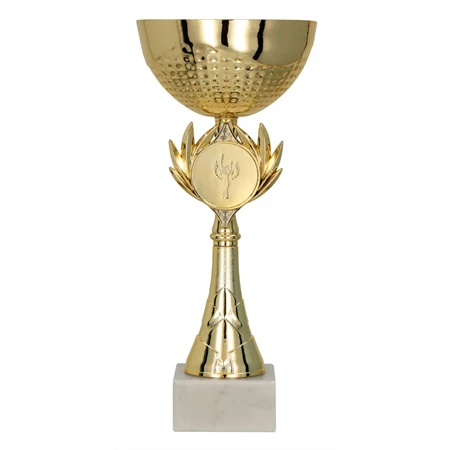 Serleg 8342 B 29cm. magas, csésze 12cm, világos márvány 24x68 mm talpon