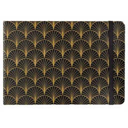 Skicckönyv rajzpapír 15x21cm TALENS 80lap keményfedeles gumis 140g fekvő Art Deco