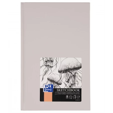 Skicckönyv rajzpapír A/5 OXFORD Art 96 lap 100gr savmentes, visszafogott színű borítók vegyesen