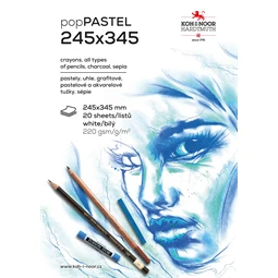 Skicctömb 245x345mm KOH-I-NOOR 9920 Pasztell 20lap ragasztott 220g