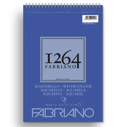 Skicctömb akvarell A/3 FABRIANO 1264 300g 20lap spirálos hidegen sajtolt 25% pamut