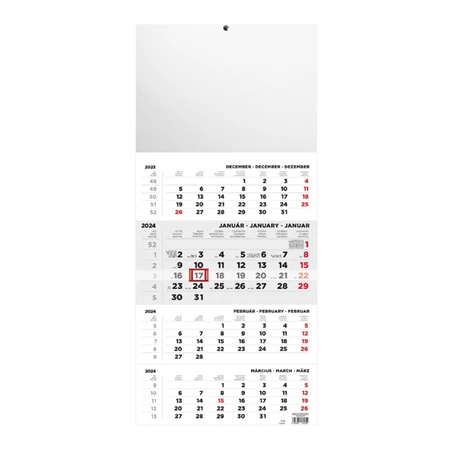 Speditőrnaptár 2026 TOPTIMER T079 álló 4 havi kép nélkül