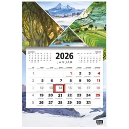 Speditőrnaptár 2024 TOPTIMER T081 álló egy tömbös 3 havi évszakok