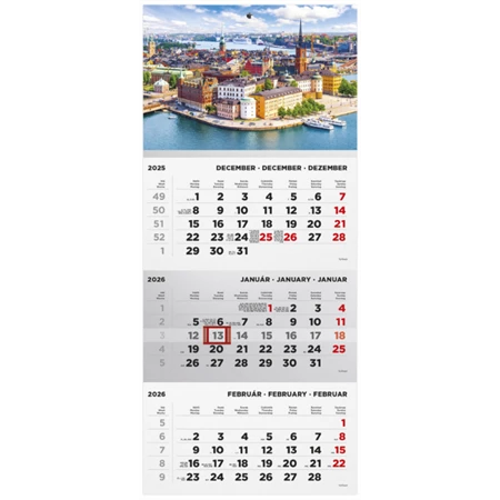 Speditőrnaptár 2026 TOPTIMER 12lapos T072 Város