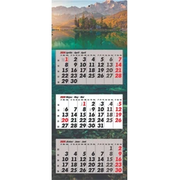 Speditőrnaptár 2027 REAL 3 részes 330×680 mm Hegyek 6071-91