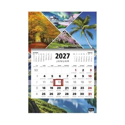 Speditőrnaptár 2027 TOPTIMER 1tömb T081 Évszakok