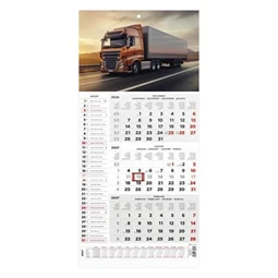 Speditőrnaptár 2027 TOPTIMER 3havi T077 Kamion