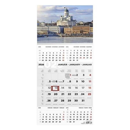 Speditőrnaptár 2027 TOPTIMER 5havi T076 Város