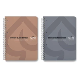 Spirálfüzet A/4 LIPAMILL A/4 200 lapos vonalas+kockás+sima