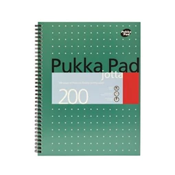 Spirálfüzet A4+ PUKKA PAD Metallic Jotta 100 lap, kockás