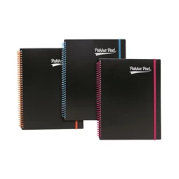 Spirálfüzet A4+ PUKKA PAD Neon notepad 100 lap, vonalas