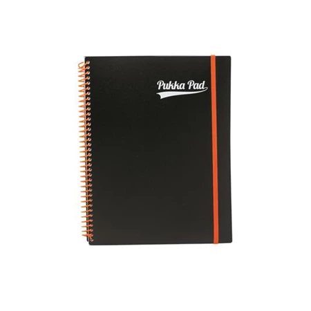 Spirálfüzet A4+ PUKKA PAD Neon notepad 100 lap, vonalas