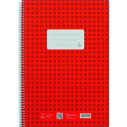 Spirálfüzet A/4 kockás NOVUM-OFFICE 70 lapos Retro