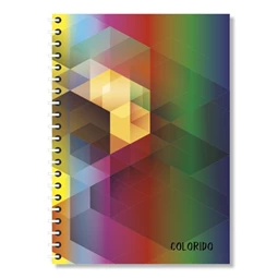Spirálfüzet A/4 sima PD Colorido A/4 200 lapos