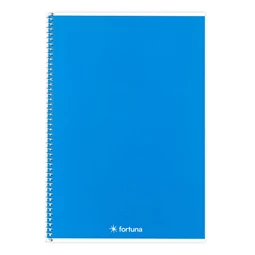 Spirálfüzet A/4 vonalas FORTUNA Monocolor 70 lapos kék