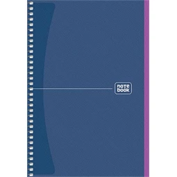 Spirálfüzet A/5 kockás SHKOLYARYK Notebook 80 lapos
