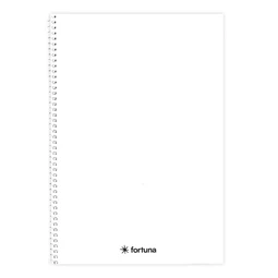 Spirálfüzet A/5 vonalas FORTUNA Monocolor 70 lapos fehér