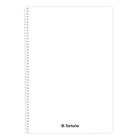 Spirálfüzet A/5 vonalas FORTUNA Monocolor 70 lapos fehér