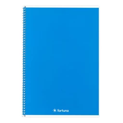 Spirálfüzet A/5 vonalas FORTUNA Monocolor 70 lapos sötétkék