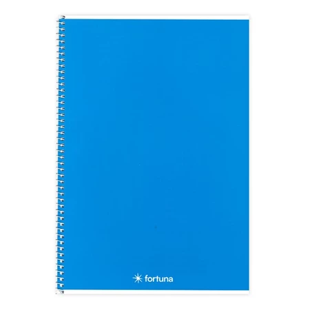 Spirálfüzet A/5 vonalas FORTUNA Monocolor 70 lapos sötétkék