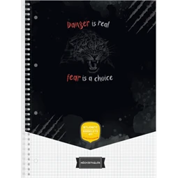 Spirálfüzet A/4 kockás ICO STUDENT ART 70lap többfajta borítószínnel, szín nem választható