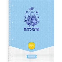 Spirálfüzet A/4 kockás ICO STUDENT ART 70lap többfajta borítószínnel, szín nem választható