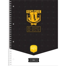 Spirálfüzet A/4 sima ICO STUDENT ART 70lap többfajta borítószínnel, szín nem választható