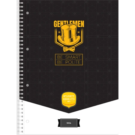 Spirálfüzet A/4 sima ICO STUDENT ART 70lap többfajta borítószínnel, szín nem választható