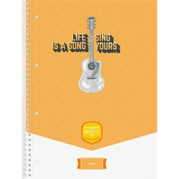 Spirálfüzet A/4 sima ICO STUDENT ART 70lap többfajta borítószínnel, szín nem választható