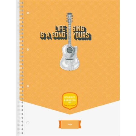 Spirálfüzet A/4 sima ICO STUDENT ART 70lap többfajta borítószínnel, szín nem választható