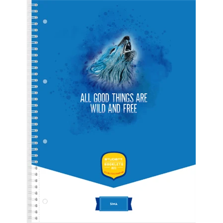 Spirálfüzet A/4 sima ICO STUDENT ART 70lap többfajta borítószínnel, szín nem választható