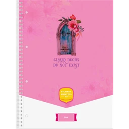 Spirálfüzet A/4 sima ICO STUDENT ART 70lap többfajta borítószínnel, szín nem választható