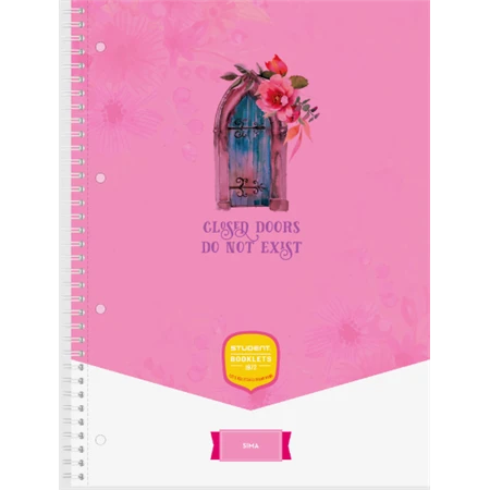 Spirálfüzet A/4 sima ICO STUDENT ART 70lap többfajta borítószínnel, szín nem választható