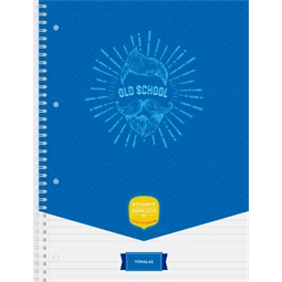 Spirálfüzet A/4 vonalas ICO STUDENT ART 70lap többfajta borítószínnel, szín nem választható