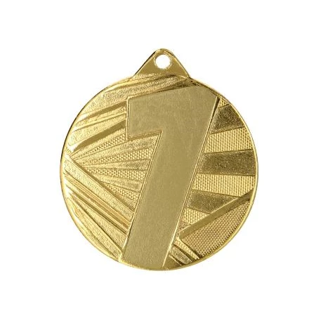 Sport érem ME005 arany, 50mm átmérő, 2mm vastag 1 felirat
