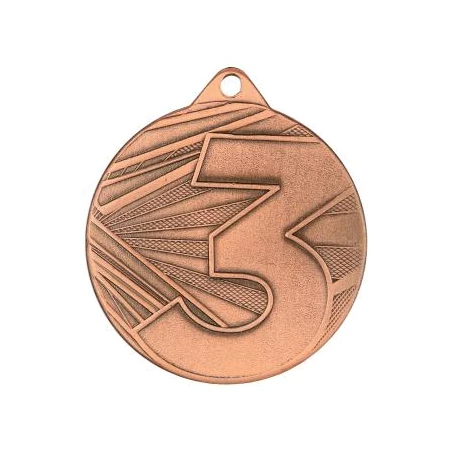 Sport érem ME005 bronz, 50mm átmérő, 2m0 vastag 3 felirat