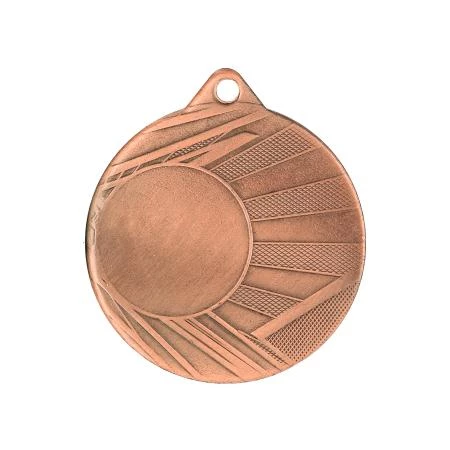 Sport érem ME006 bronz, 50mm átmérő, 25mm érembetét, 2mm vastag