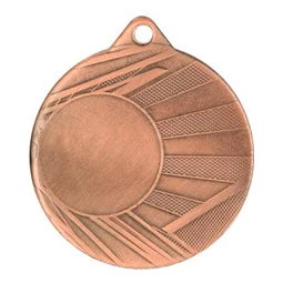 Sport érem ME006 bronz, 50mm átmérő, 25mm érembetét, 2mm vastag