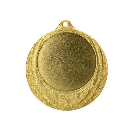 Sport érem ME0170 arany 70mm átmérő, 50mm érembetét, 2mm vastag