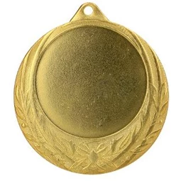 Sport érem ME0170 arany 70mm átmérő, 50mm érembetét, 2mm vastag
