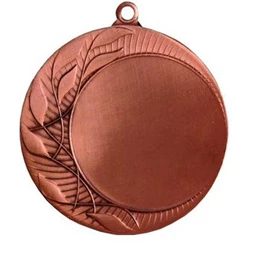 Sport érem MMC2071 bronz, 70mm átmérő, 50mm érembetét, 3mm vastag