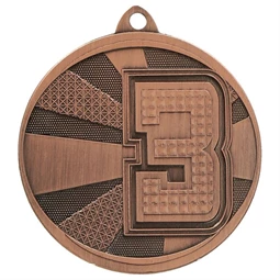 Sport érem MMC29050 bronz. 50mm átmérő, 3.hely