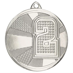 Sport érem MMC29050 ezüst. 50mm átmérő, 2.hely