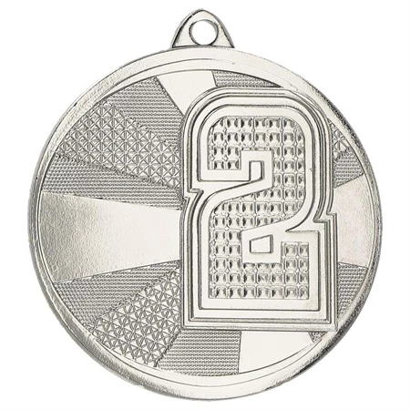 Sport érem MMC29050 ezüst. 50mm átmérő, 2.hely